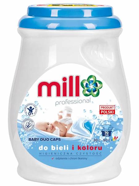 Mill Kapsułki do prania Professional Duo caps Baby, 70 szt. [4]