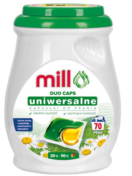 Mill Kapsułki do prania Professional Duo caps Uniwersalne, 70 szt. [4]