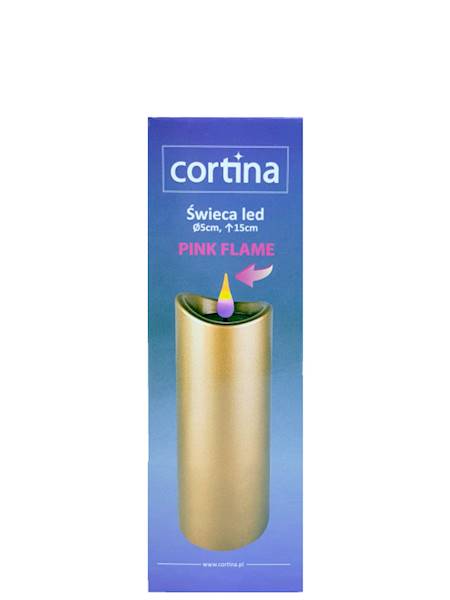Świeca LED 5x15 2/24/WAX Gold [12]