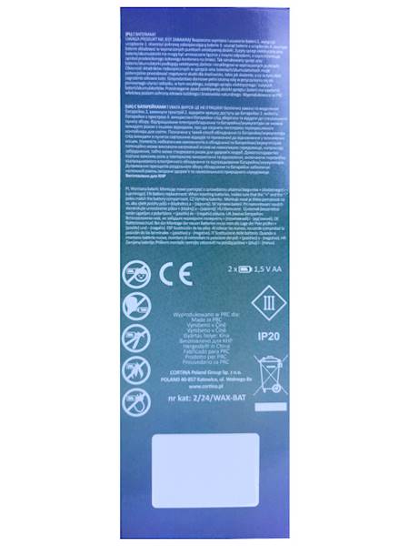 Świeca LED 5x15 2/24/WAX Granit [12]