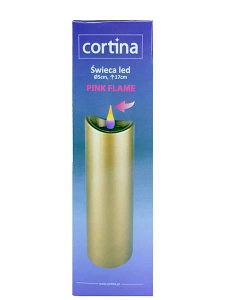 Świeca LED 5x17 3/24/WAX Gold [12]