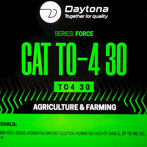 Olej skrzyni i mostu Daytona CAT TO4 SAE30 (20L)