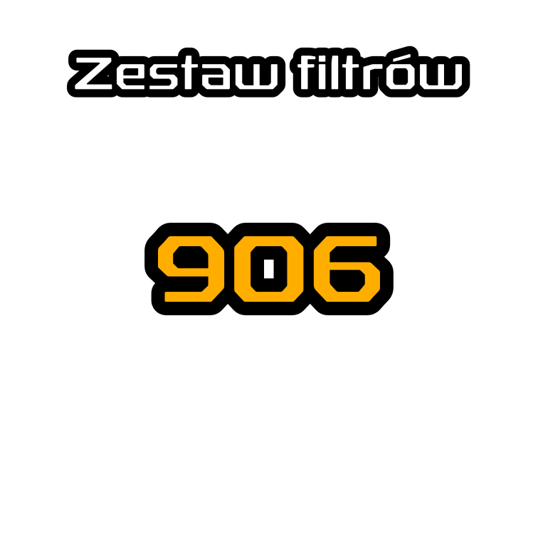 Zestaw filtrów do CAT 906 - MER