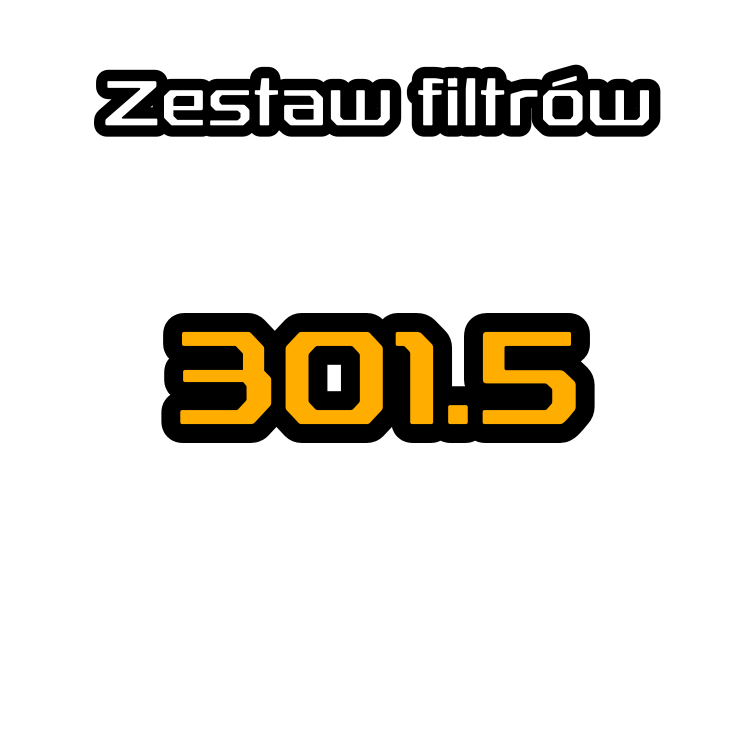 Zestaw filtrów do CAT 301.5 - 3YW