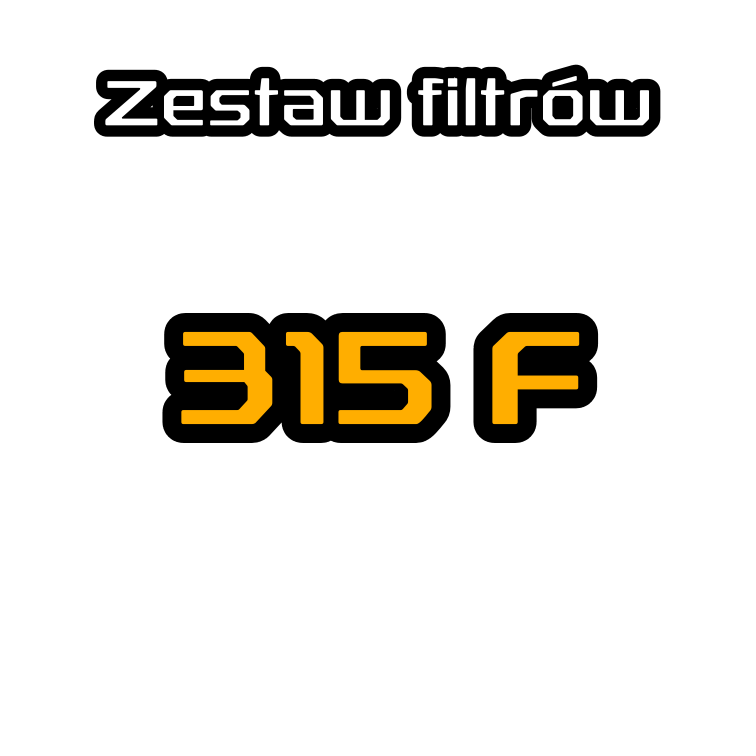 Zestaw filtrów do CAT 315F CR - TDY
