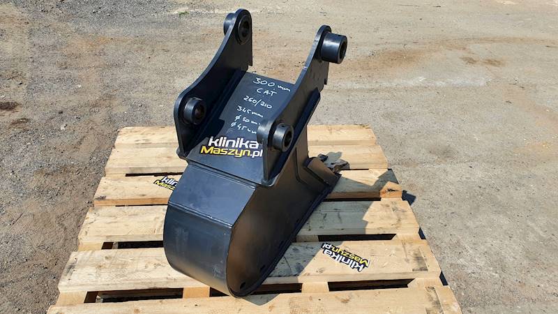 Łyżka 300mm z zębami do koparko - ładowarki  - system CAT 345/50/45
