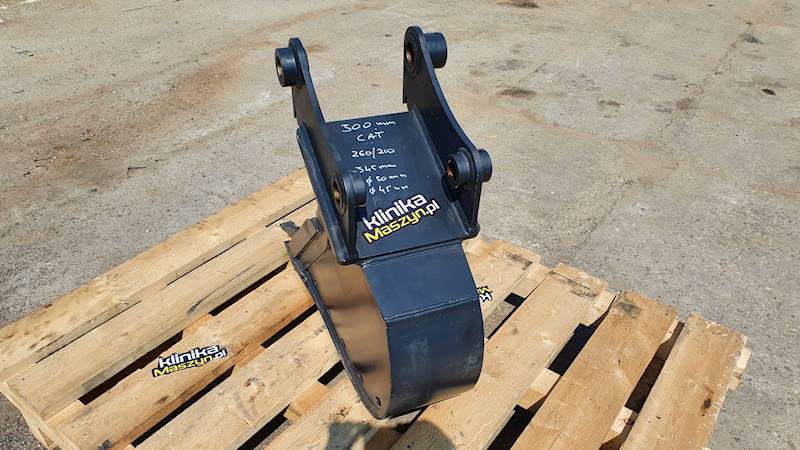 Łyżka 300mm z zębami do koparko - ładowarki  - system CAT 345/50/45