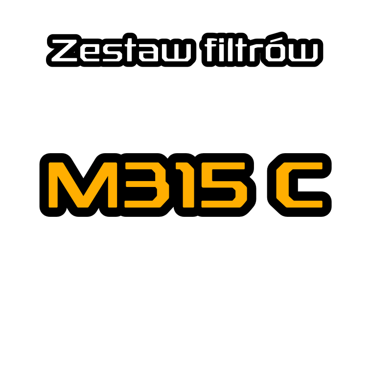 Zestaw filtrów do CAT M315C typ 1 (filtr oleju silnika wkład) - BDM H2D