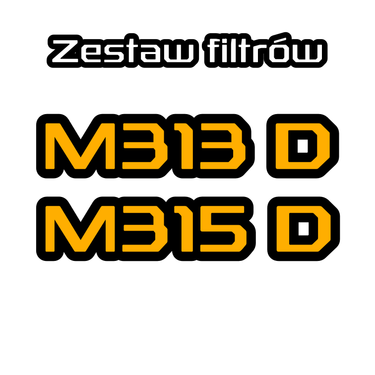 Zestaw filtrów do CAT M313D M315D - J5B W5M HKE J3A