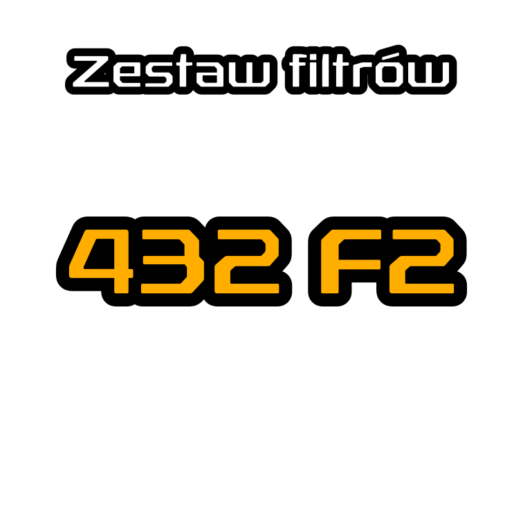 Zestaw filtrów do CAT seria 432F2