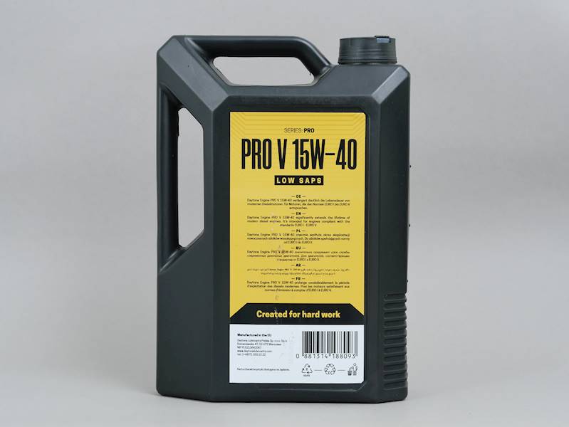 Olej silnikowy Daytona Engine Pro V 15W40 Low Saps (5L) (DPF) API CJ-4