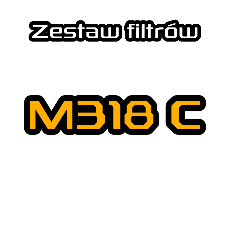 Zestaw filtrów do CAT M318C