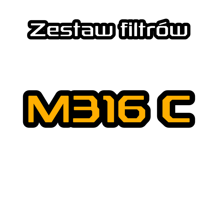 Zestaw filtrów do CAT M316C - BDX