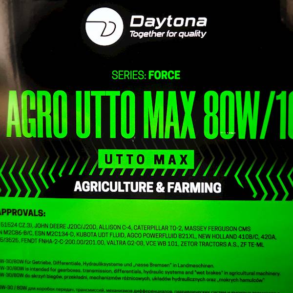Olej hydrauliczno przekładniowy Daytona UTTO MAX TO2 10W30 / 80W (20L)