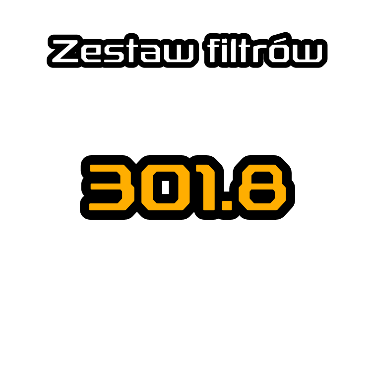 Zestaw filtrów do CAT 301.8 - BFA