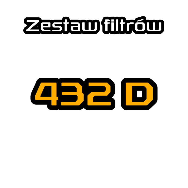 Zestaw filtrów do CAT 432D - BLD