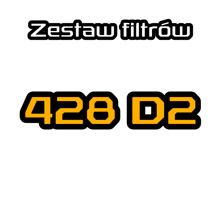Zestaw filtrów do CAT 428D2 - DSX