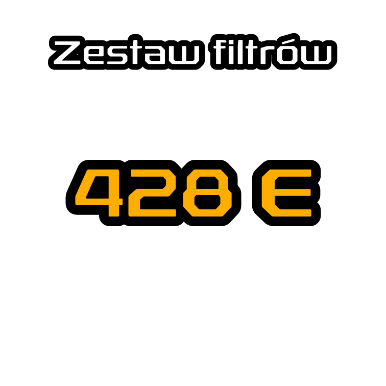 Zestaw filtrów do CAT 428E - DPH 1-1383