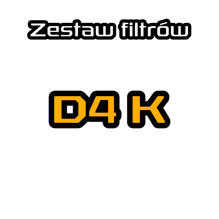 Zestaw filtrów do CAT D4K LGP - RRR