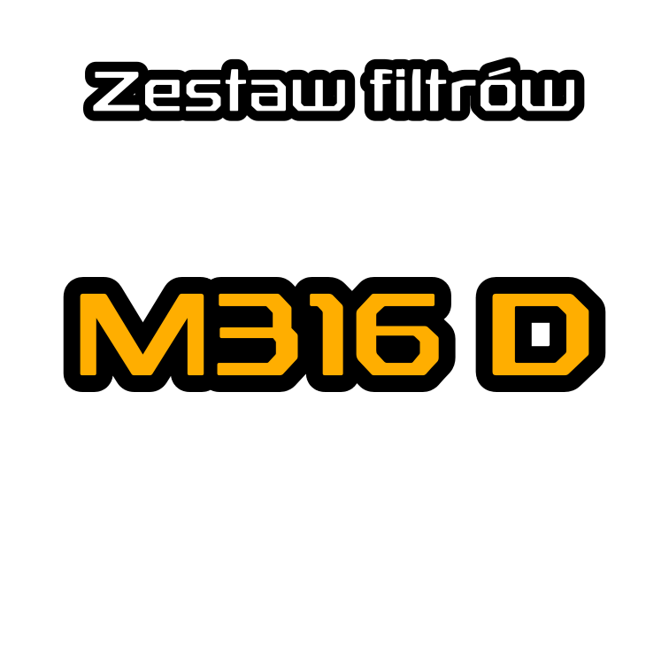 Zestaw filtrów do CAT M316D - P6K