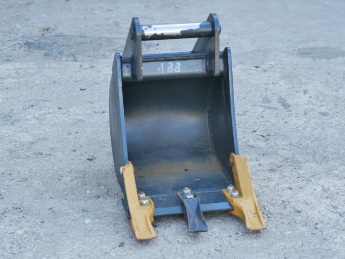 Łyżka 200mm do kopania do minikoparki bez zębów wydłużona - Lehnhoff MS01