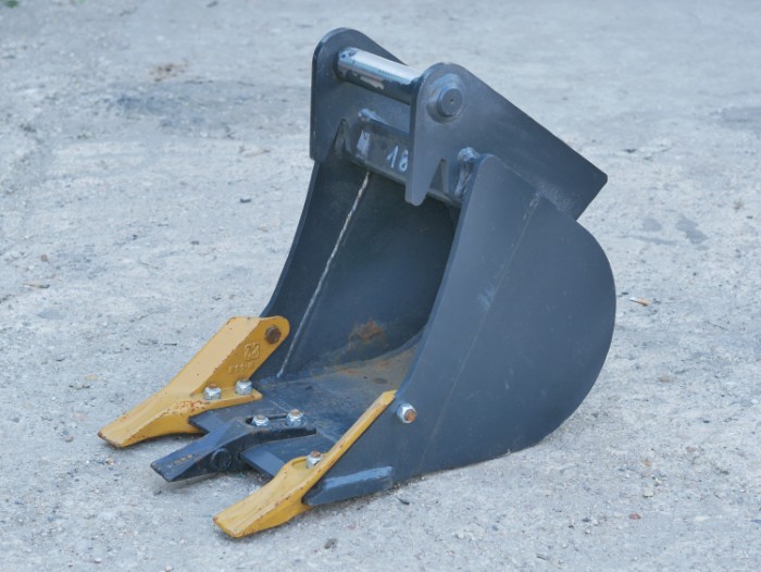 Łyżka 200mm do kopania do minikoparki bez zębów wydłużona - Lehnhoff MS01