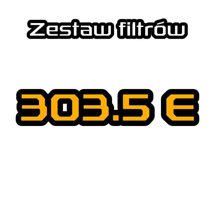 Zestaw filtrów do CAT 303.5 E - RKY