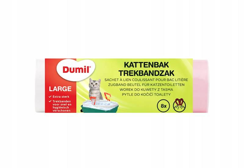 DUMIL worki do kuwety z taśmą 8szt.
