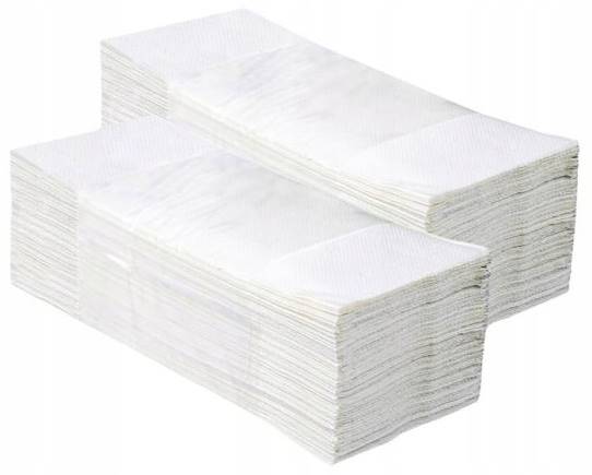 Połowa  ZZ BIAŁY ECONOMY 10 x 200 szt 1-warst