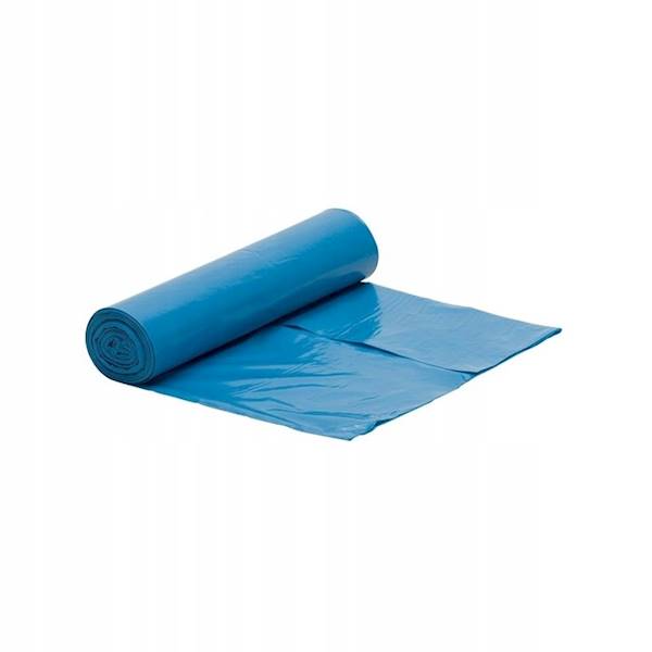 Worki na śmieci NIEBIESKIE 120/25 szt LDPE 