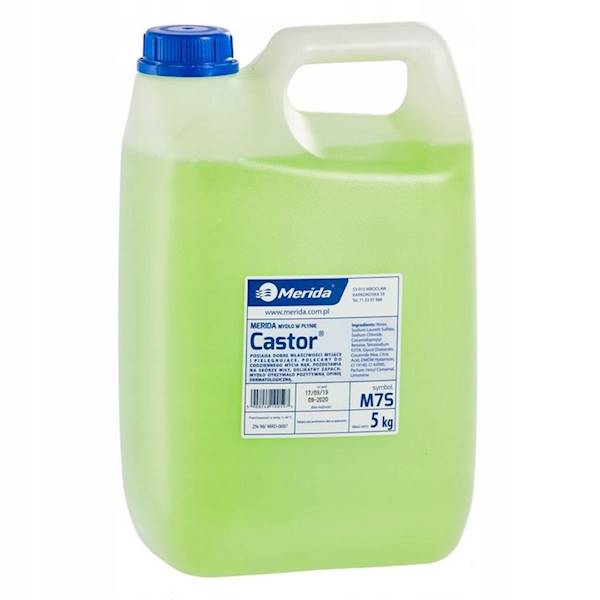 Mydło w płynie MERIDA CASTOR SELEDYNOWE 5 l