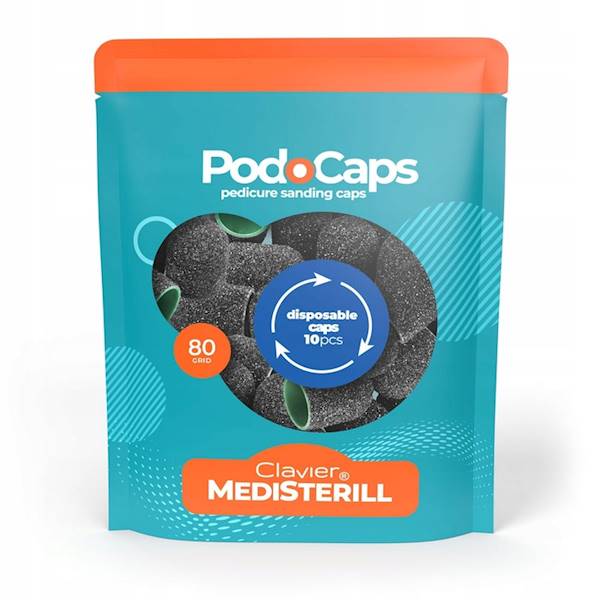 CLAVIER MEDISTERILL do podocaps 80gr  13mm 10 szt