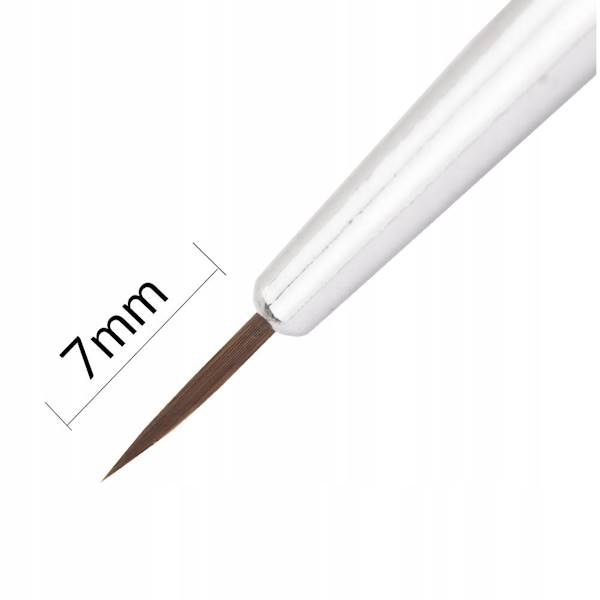 Pędzelek do zdobień jasnofioletowy 7mm .