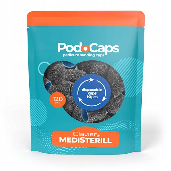 CLAVIER MEDISTERILL do podocaps 120gr  10mm 10 szt