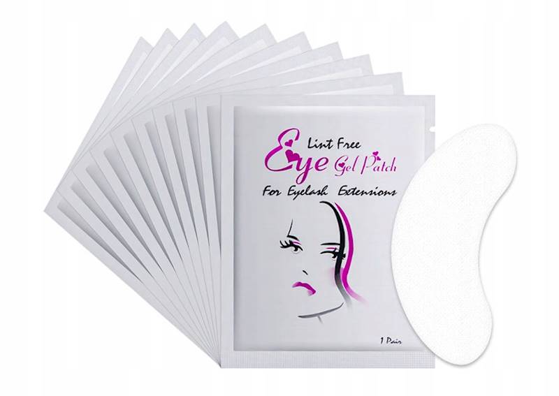 Płatki żelowe EYE PATCHES róż/sreb 100 szt
