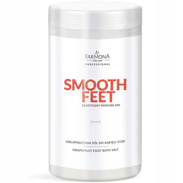 SMOOTH FEET Grejfrutowa sól do kąpieli stóp 1400g