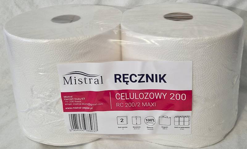 Czysćiwo celulozowe RC- 2x200m czerwony