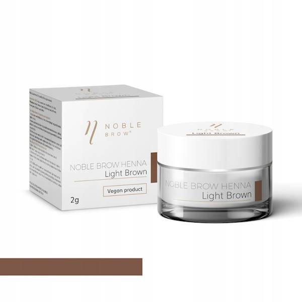 Noble Brow Henna pudrowa LIGHT BROWN  2g