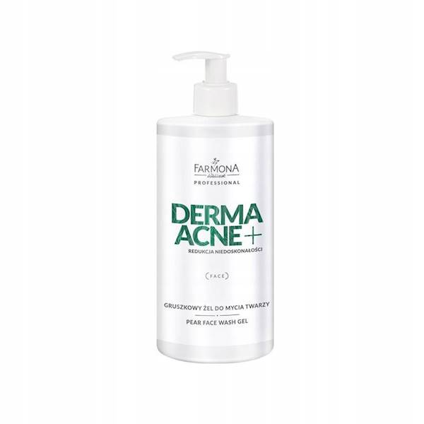 DERMAACNE+ Gruszkowy żel do mycia twarzy 500ml