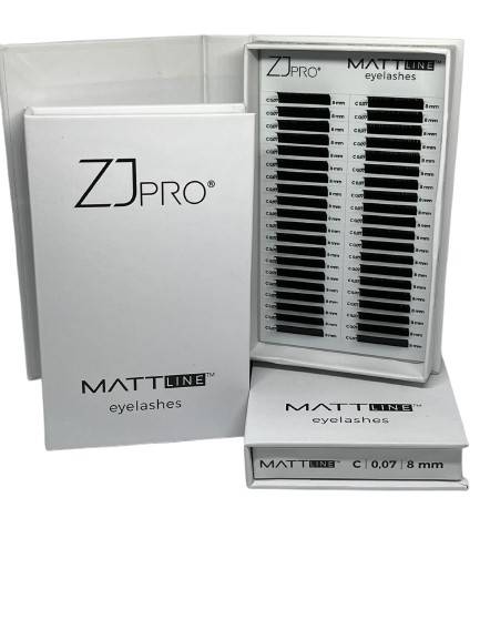 ZJ PRO Rzęsy MATTline C 0,07 | 8mm
