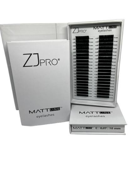 ZJ PRO Rzęsy MATTline C 0,07 | 10mm