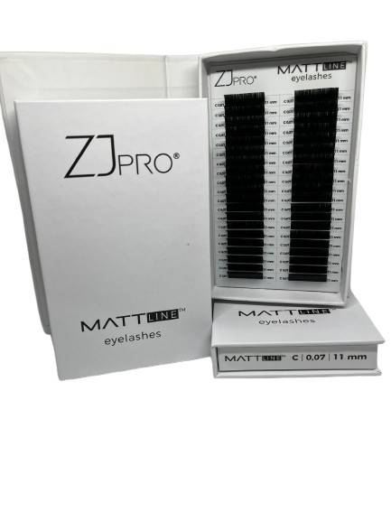 ZJ PRO Rzęsy MATTline C 0,07 | 11mm