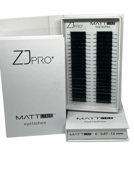 ZJ PRO Rzęsy MATTline C 0,07 | 12mm
