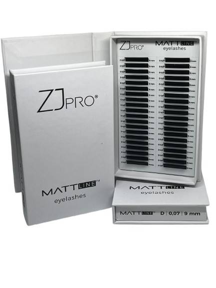 ZJ PRO Rzęsy MATTline D 0,07 | 9mm
