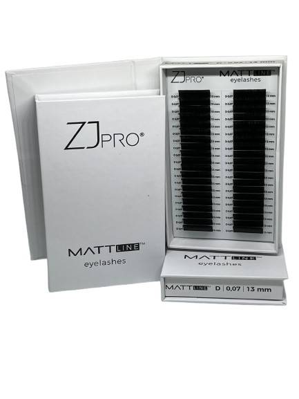 ZJ PRO Rzęsy MATTline D 0,07 | 13mm