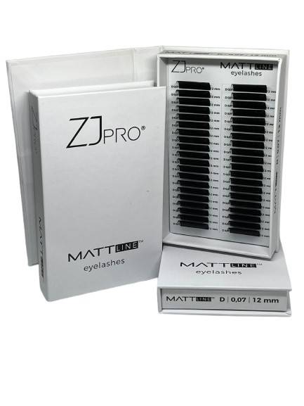 ZJ PRO Rzęsy MATTline D 0,07 | 12mm