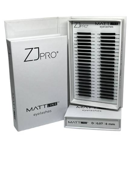 ZJ PRO Rzęsy MATTline D 0,07 | 8mm