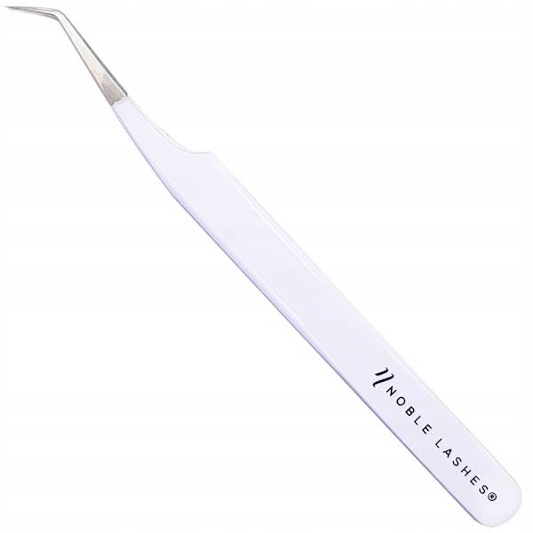 Noble Lashes Pęseta WHITE 45°