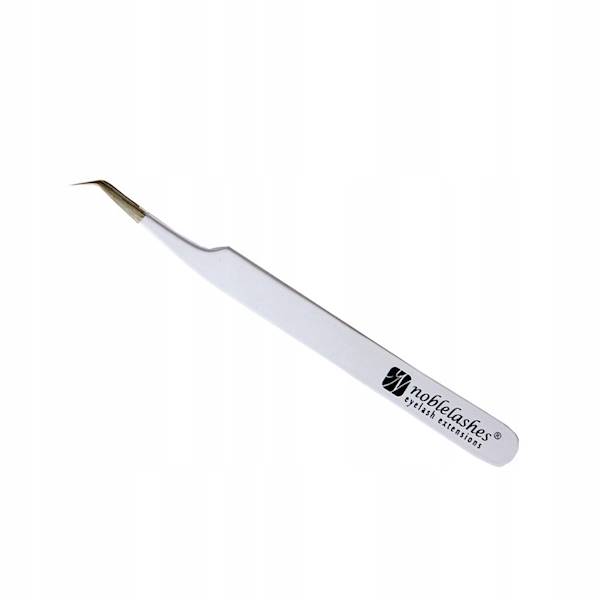 Noble Lashes Pęseta WHITE 45°