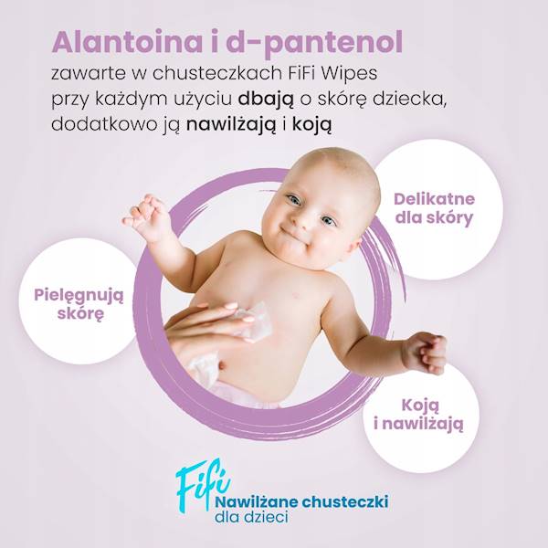 FIFI  Chusteczki nawilżane   80szt - 10 opakowań 